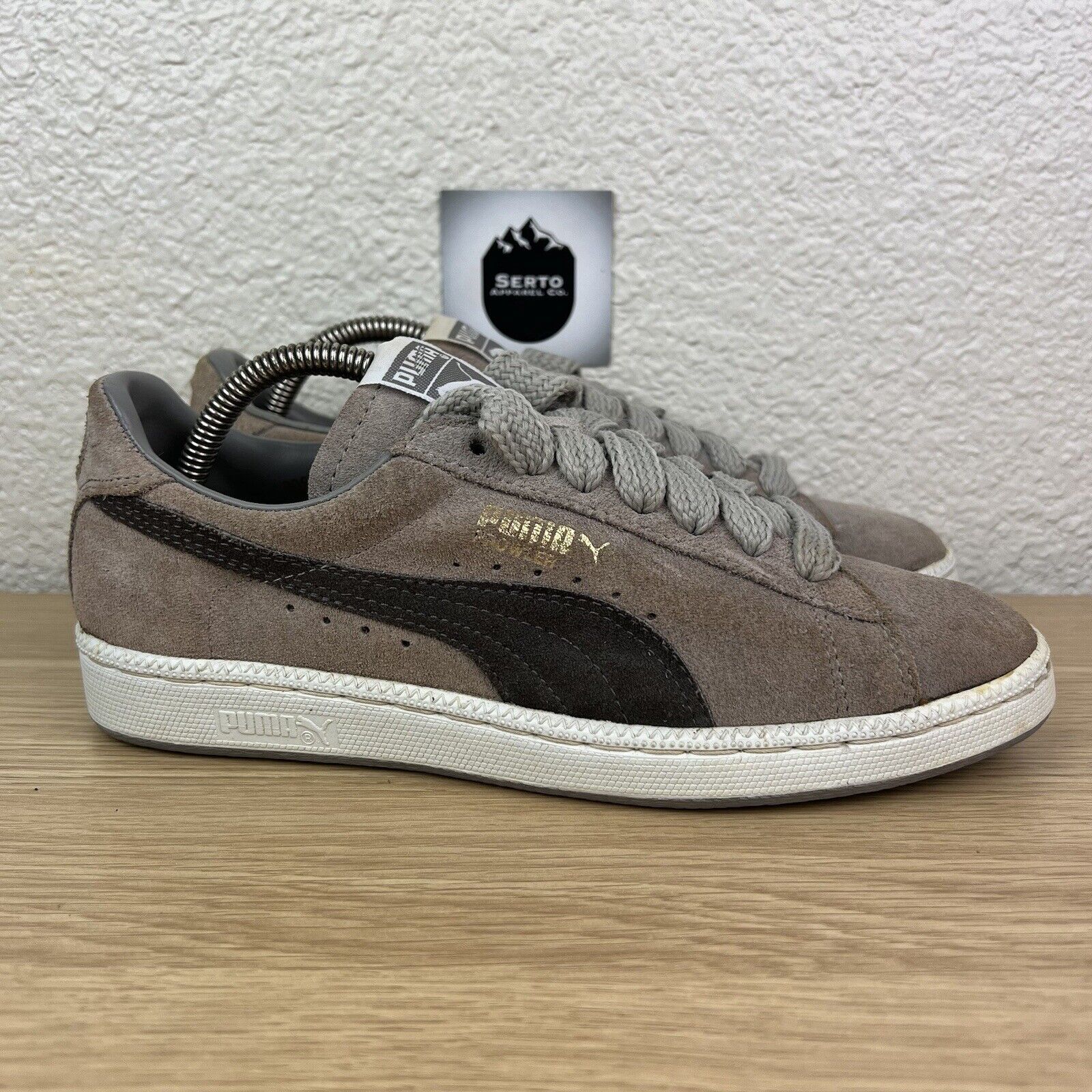 Vintage Puma Prowler Classic Macht\'s Mit Qualitat Sneakers Grey Suede Sz 6