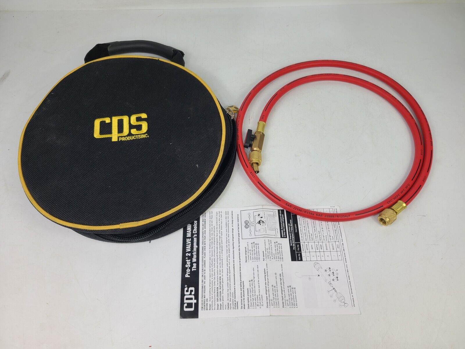 CPS Pro-Set 2 Valve Manifold Case And Parts Incomplete Set