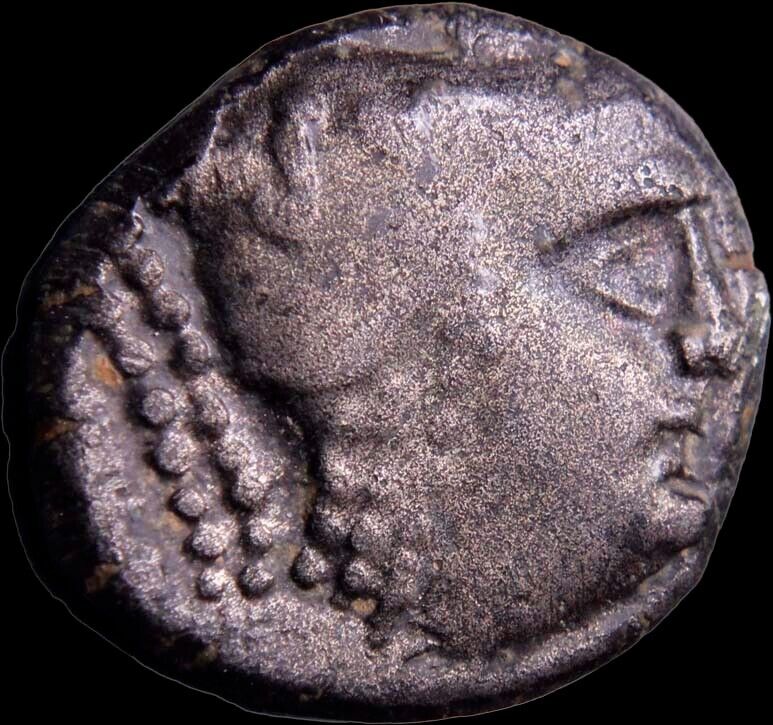 VERY RARE NABATAEA. Anonymous. Mid 2nd century BC. AR Drachm Nike  Greek Coin