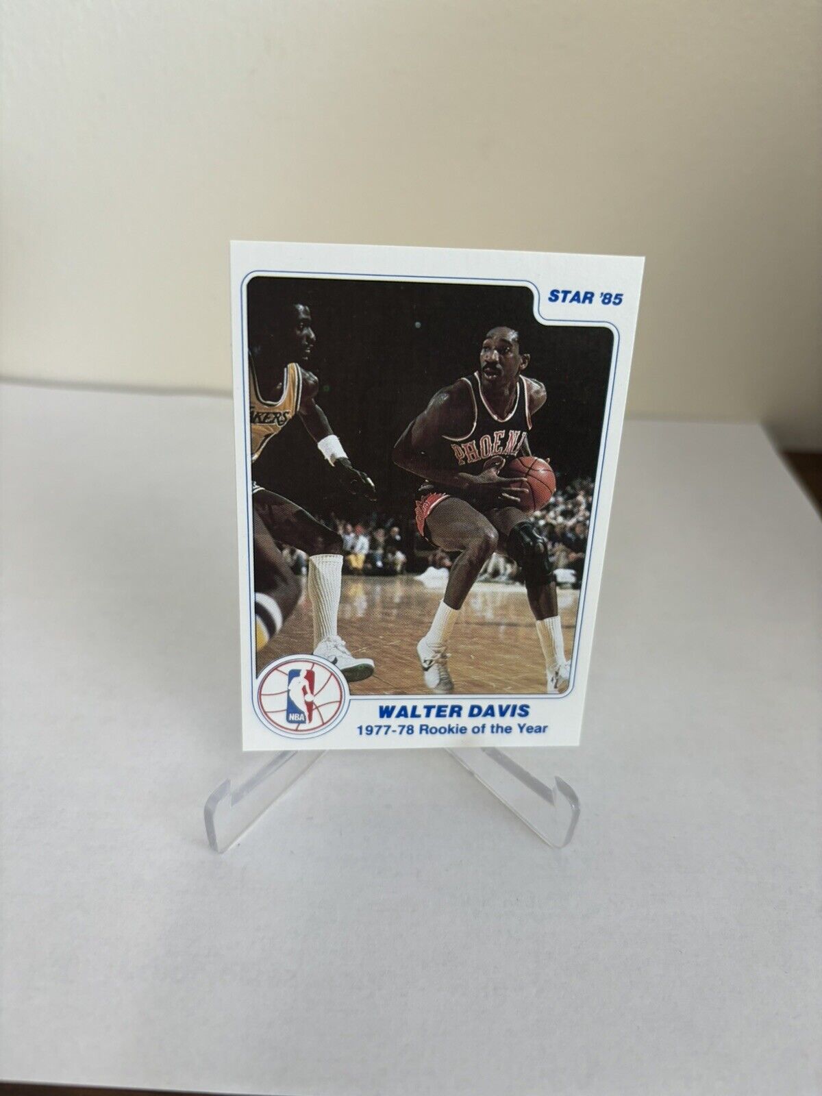 1984-85 Star Walter Davis #8 1977-78 Rookie of the year Mint Phoenix Suns