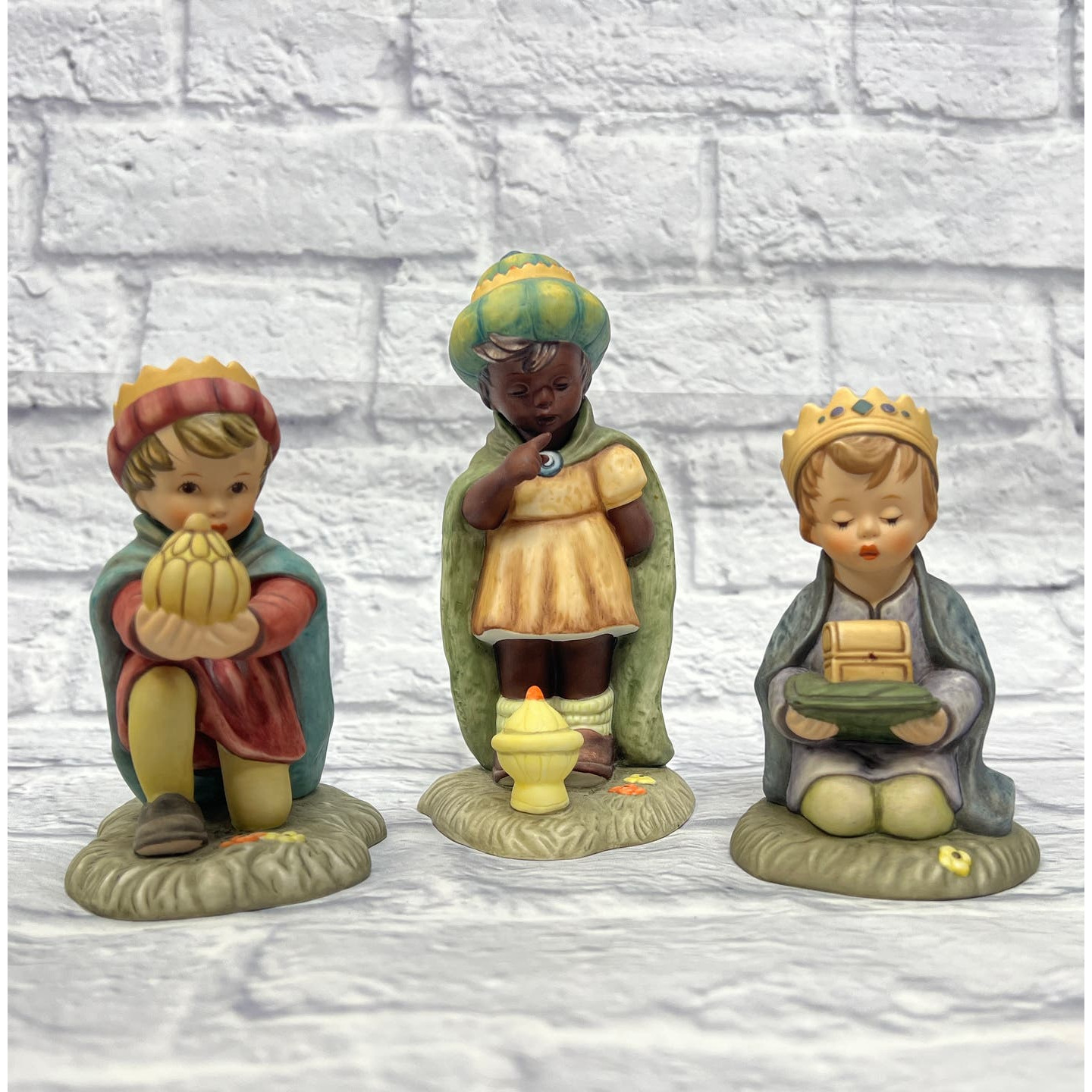 Goebel Berta Hummel Three Wise Men Set Nativity Figures 26/F G H 1996