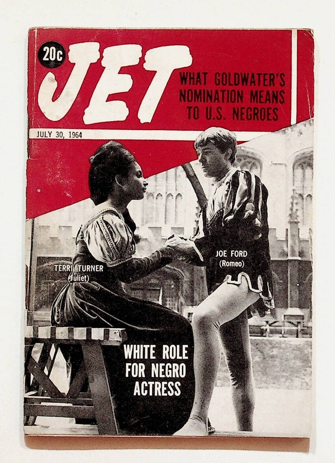 1964 July 30 JET Magazine Goldwater Jackie Robinson Muhammad Ali Redd Foxx