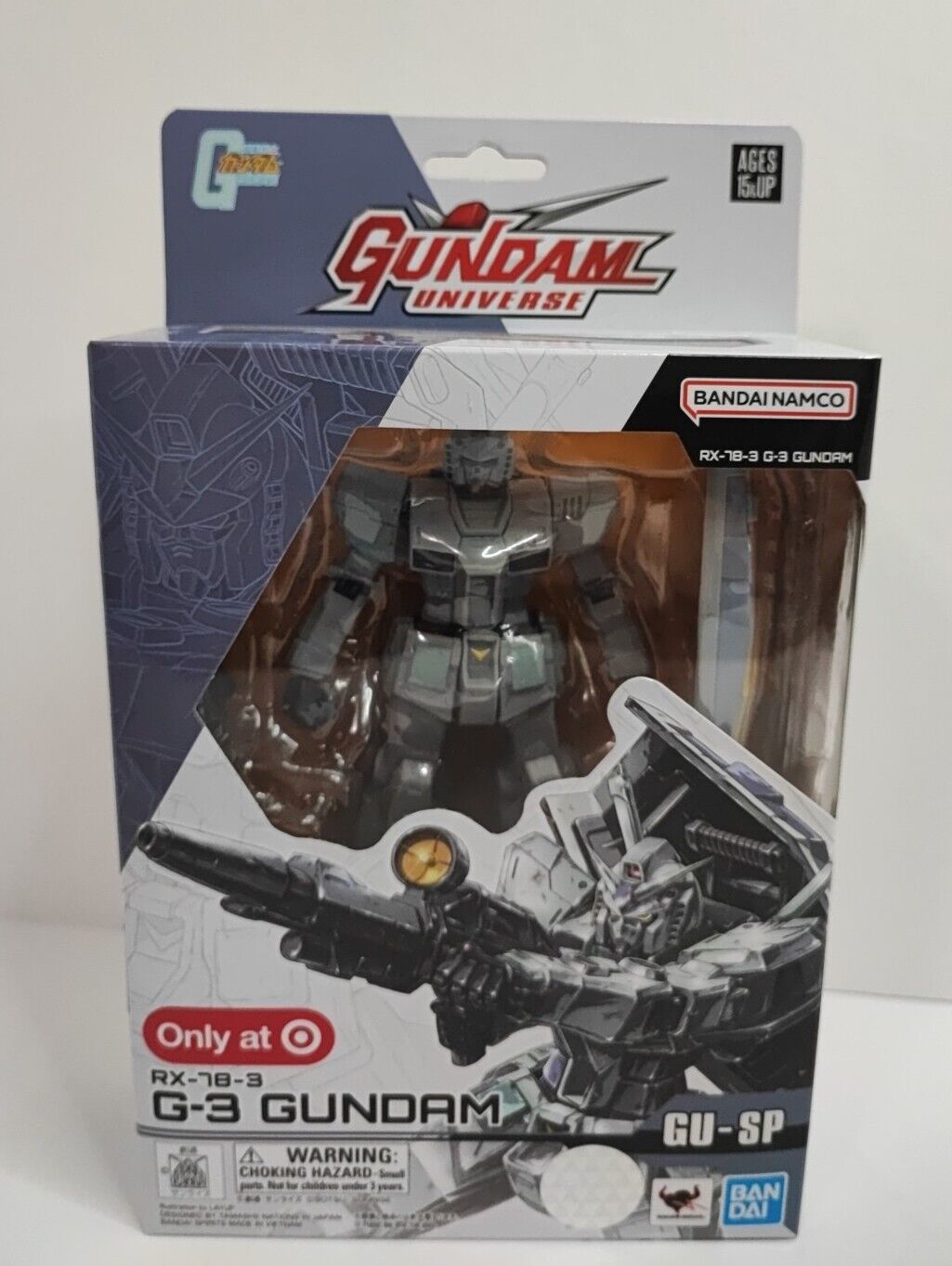 Bandai Gundam Universe Exclusive GU-SP RX-78-3 G-3 Gundam 6” Action Figure Targe