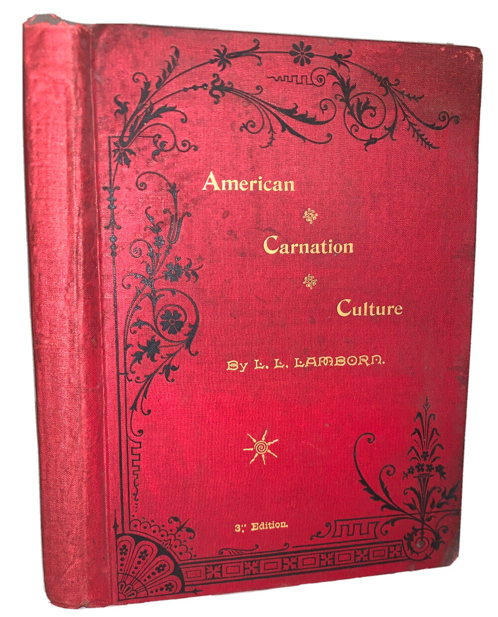 1892, AMERICAN CARNATION CULTURE, LAMBORN, BOTANICAL CHROMOLITHOGRAPH PLATES