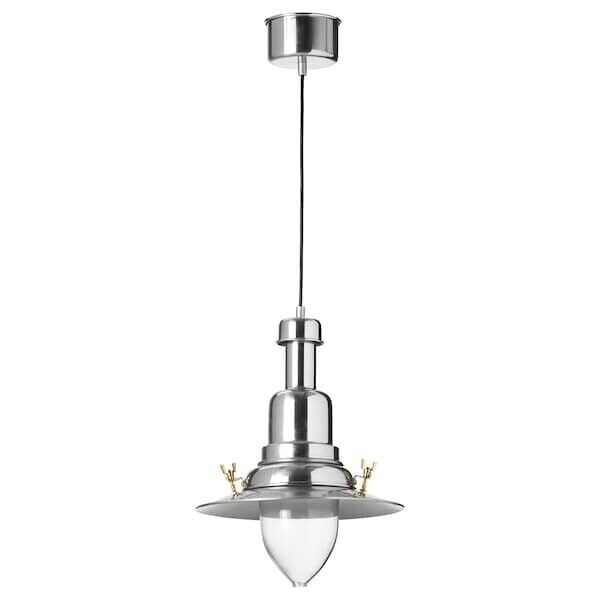 NEW Ikea Ottava Pendant Hanging Ceiling Light Mixed Metal Aluminum Pendant Lamp