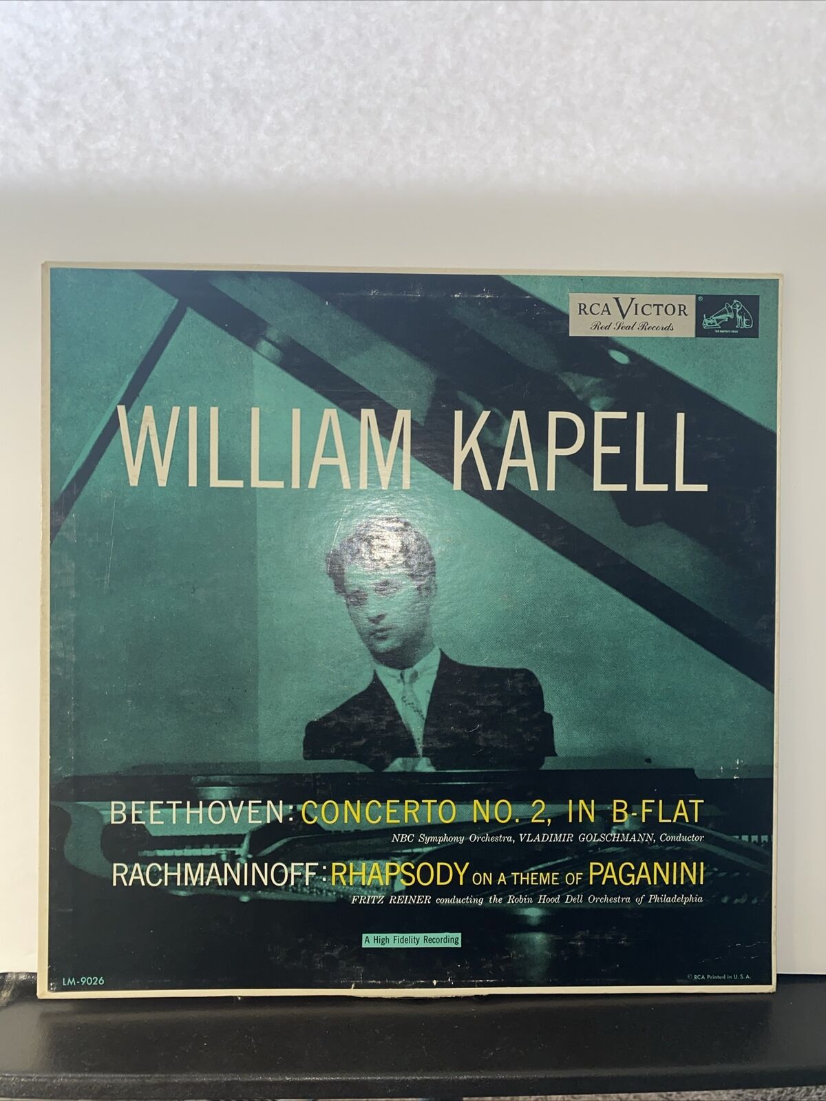 WILLIAM KAPELL, Beethoven & Rachmaninoff, vintage LP, NM