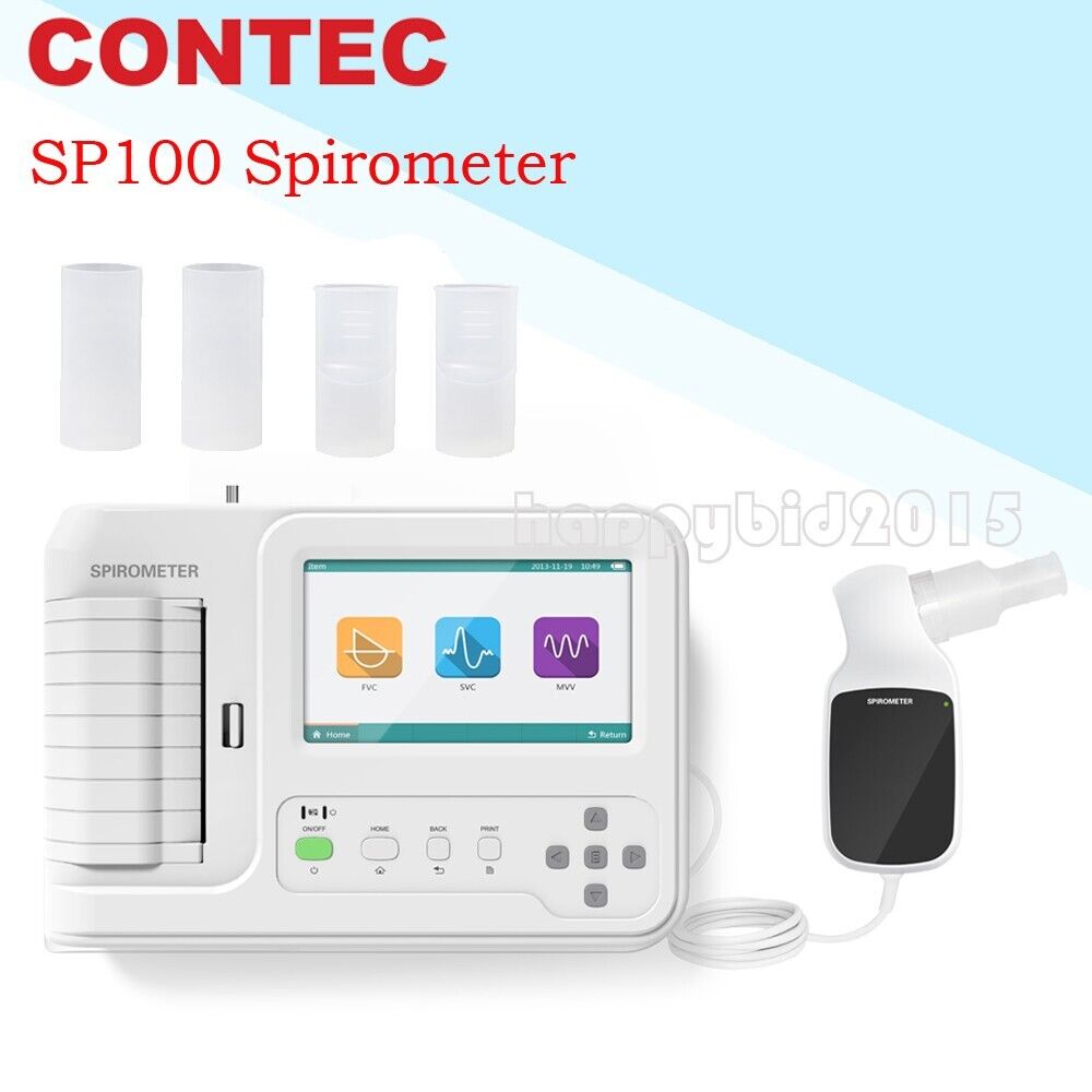 Digital Spirometer LCD Lung Function Pulmonary Device Breathing Diagnostic SP100