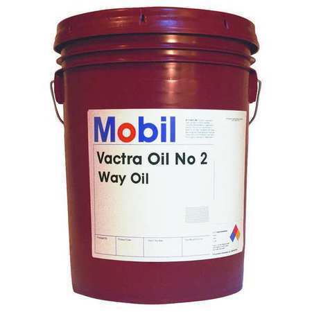 Mobil 105480 Way Oil, Mobil Vactra No 2, Pail, 5 Gal, Mineral, Sae Grade 30,