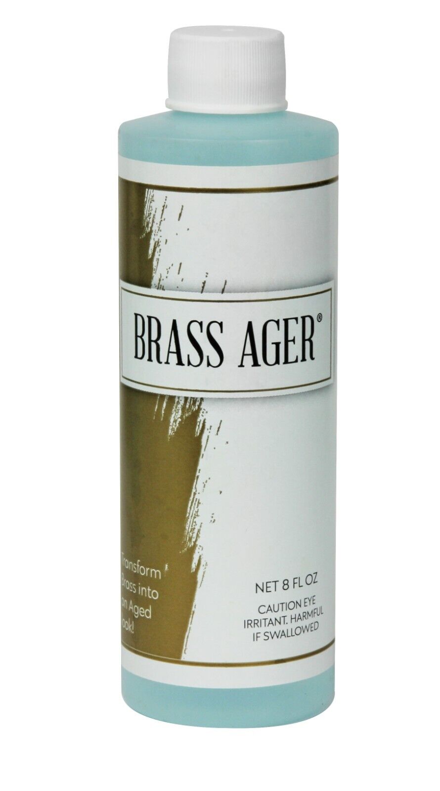 BRASS - AGER Darkening Solution Creates a vintage antique look and feel 8oz