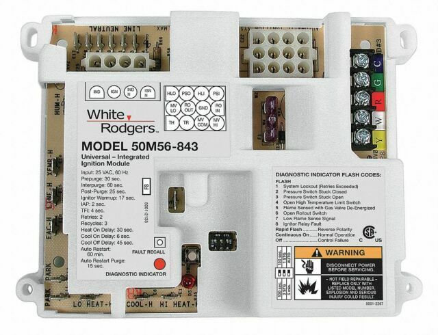 White-Rodgers 50M56U-843 Rodgers Universal Integrated Control