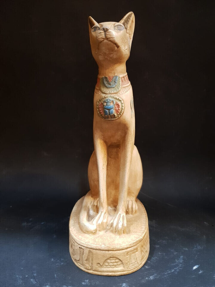 Rare ancient Egyptian antiquities for Egyptian goddess Bastet Egyptian cat BC