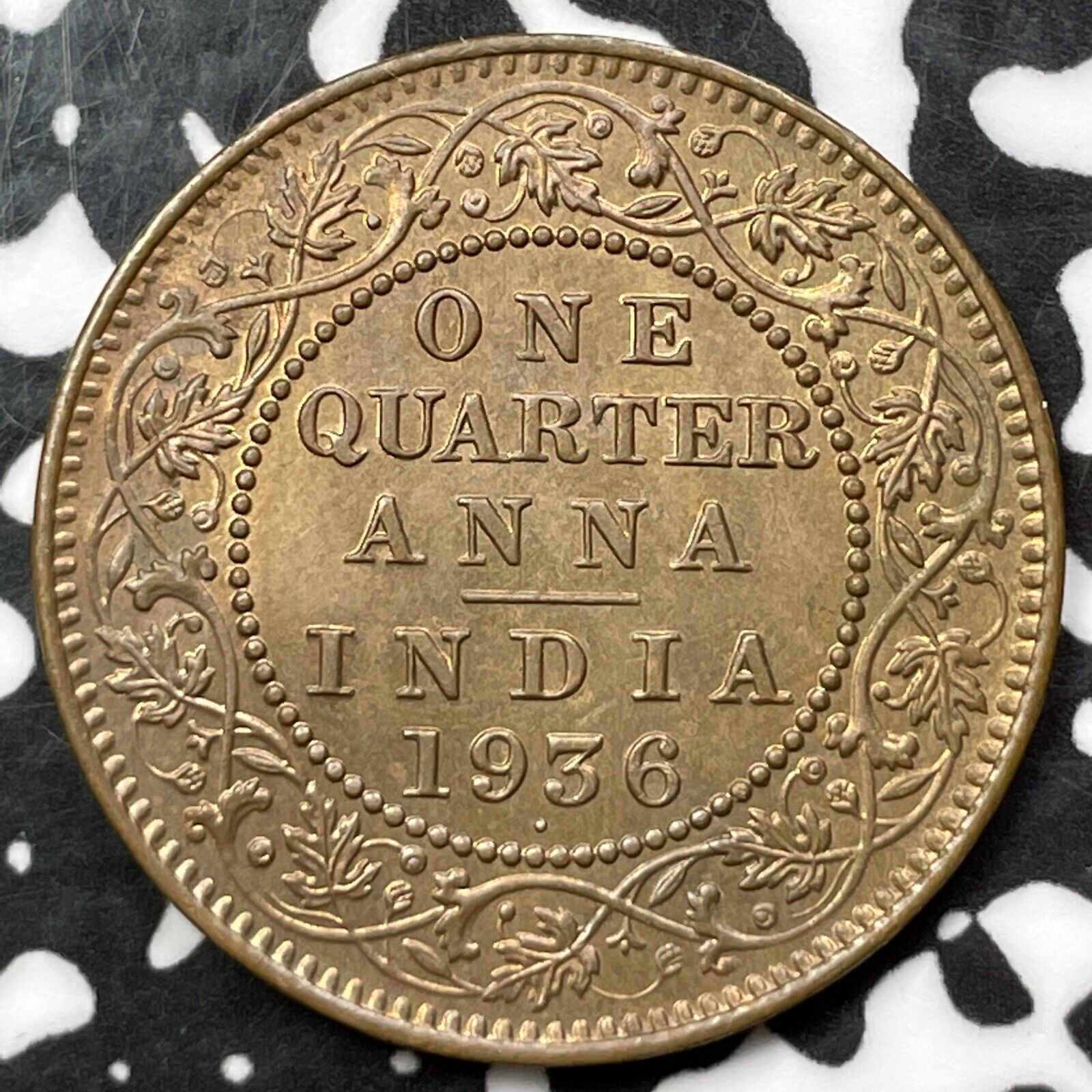 1936 India 1/4 Anna (Many Available) High Grade Beautiful (One Coin Only)