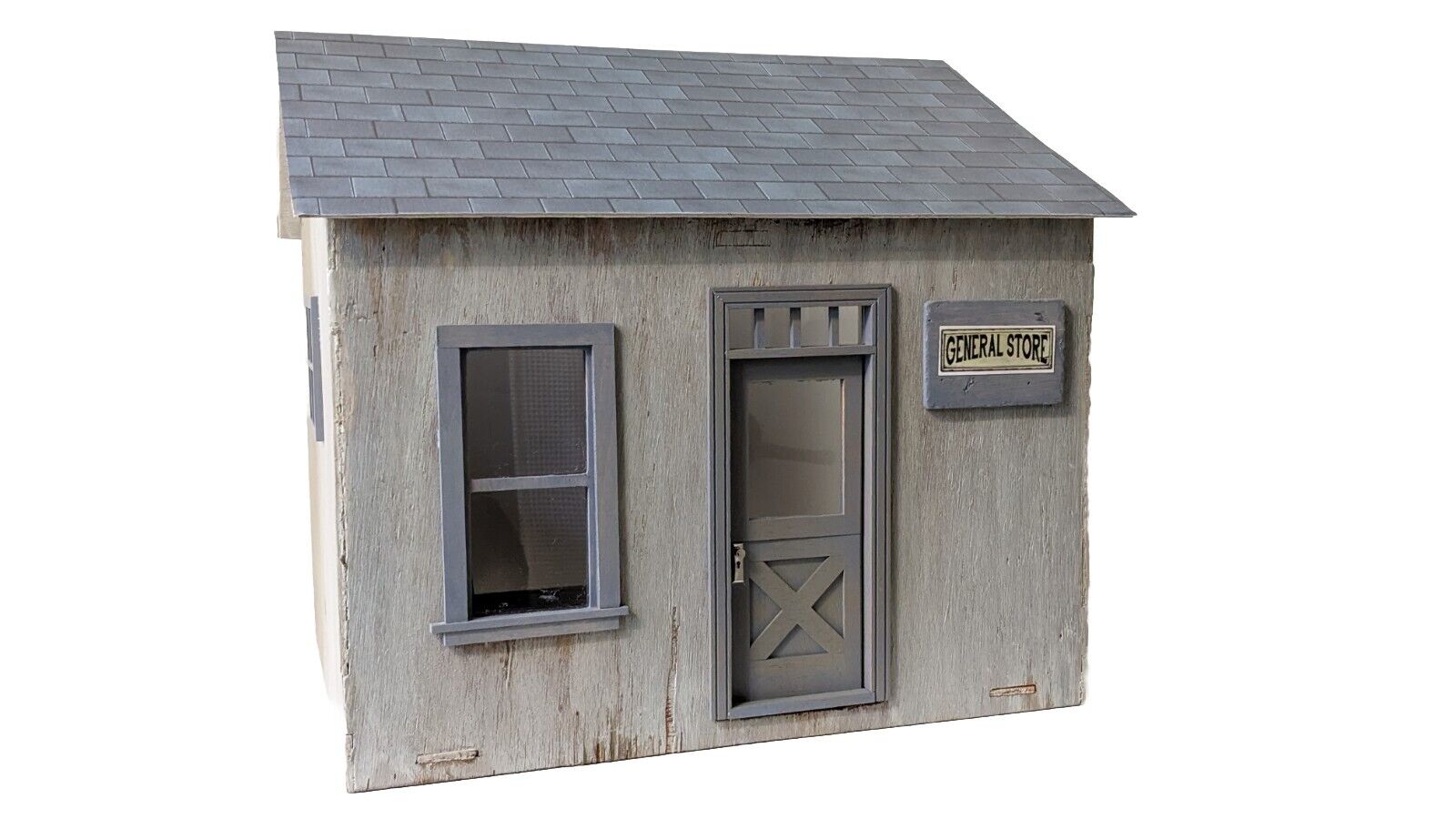 Hand Made General Store Doll House Miniature Distressed Weathered One Of A Kind