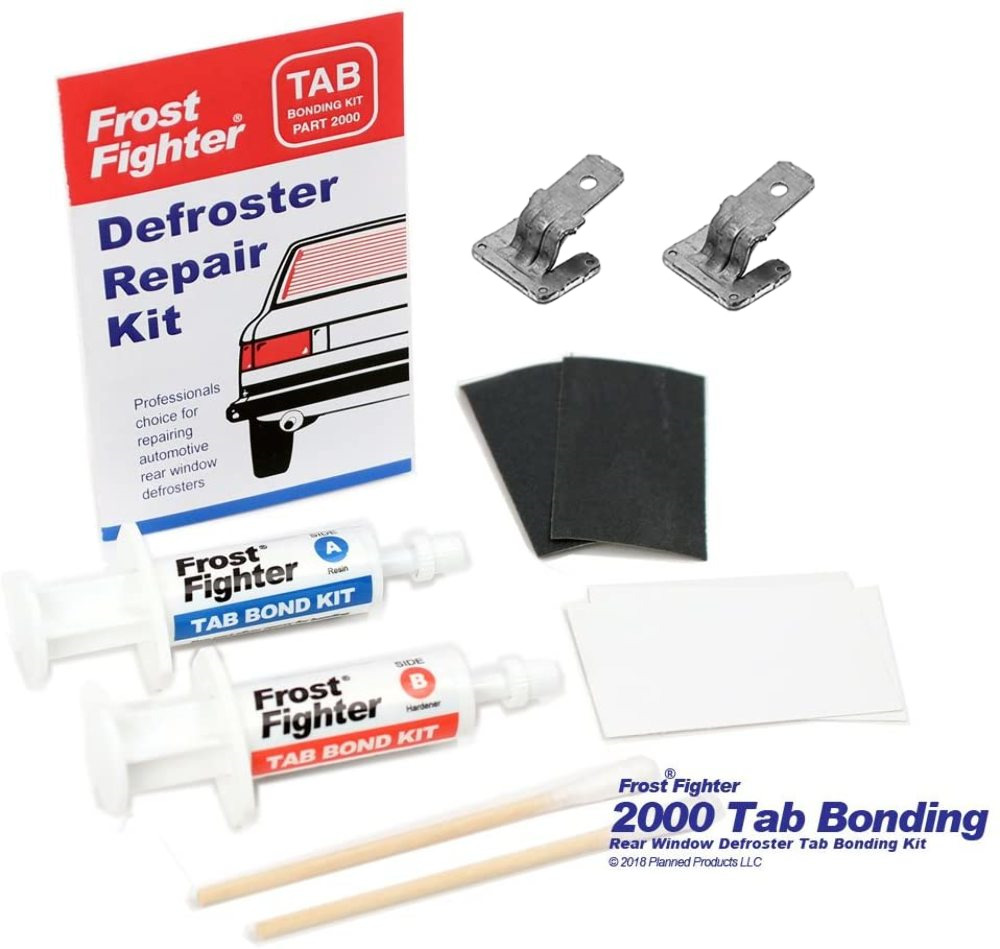 Frost Fighter / GM Defroster Tab Repair Kit For Rear Back Glass w/ 2 Replacement