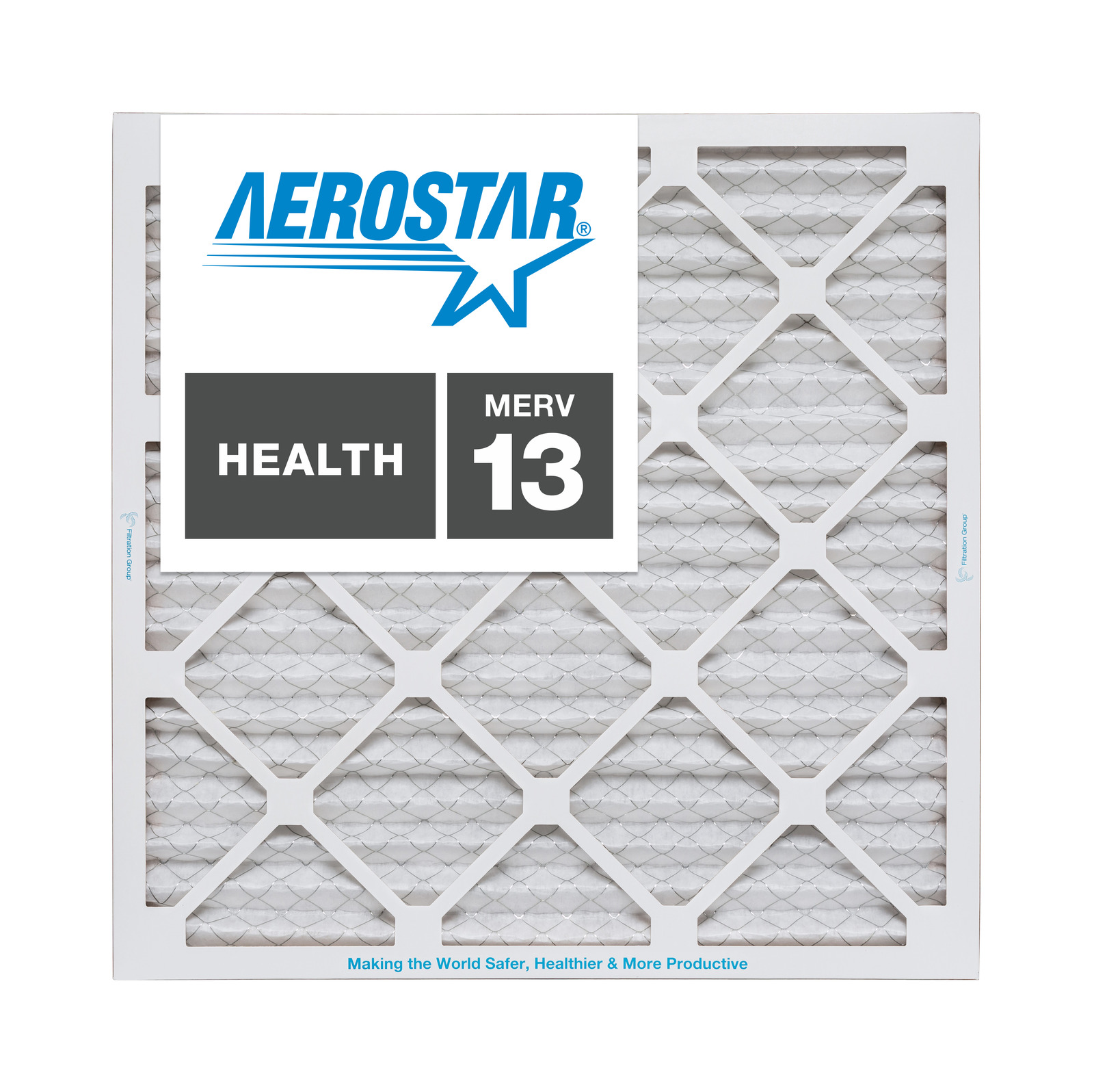 Aerostar 16x16x1 MERV 13 Furnace Air Filter, 6 Pack
