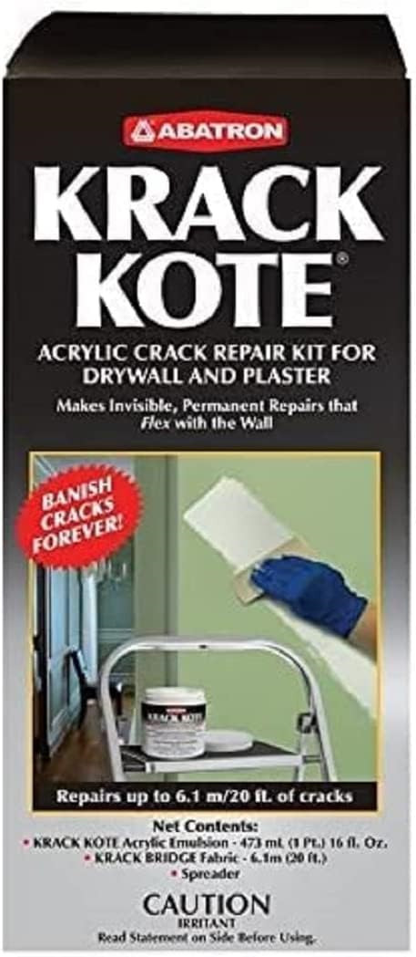 Krack Kote - Crack Repair Kit for Drywall and Plaster