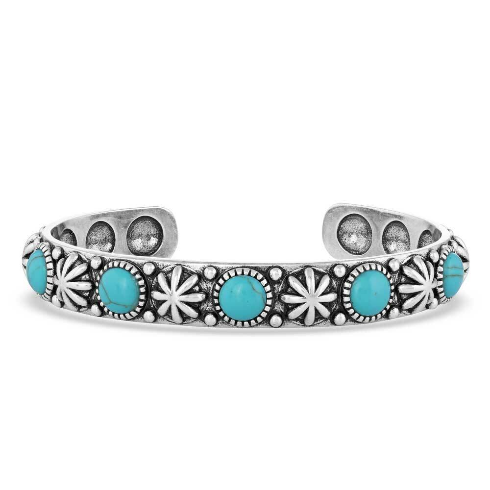 Montana Silversmiths Ladies Starbrite Stone Turquoise Bracelet BC5031