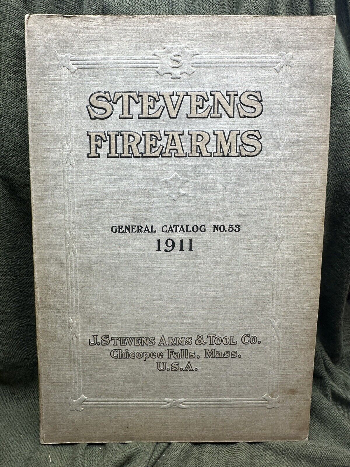 Vintage Stevens Firearms General Catalog No. 53 - 1911.  Chicopee Falls, Mass