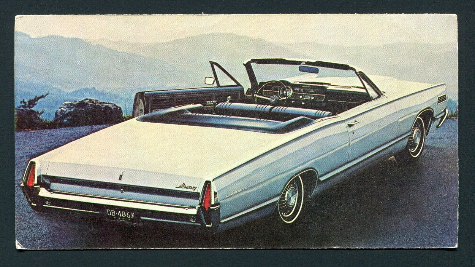 1967 Car Dealer Advertising Postcard - Bricker Lincoln-Mercury Hollywood, CA