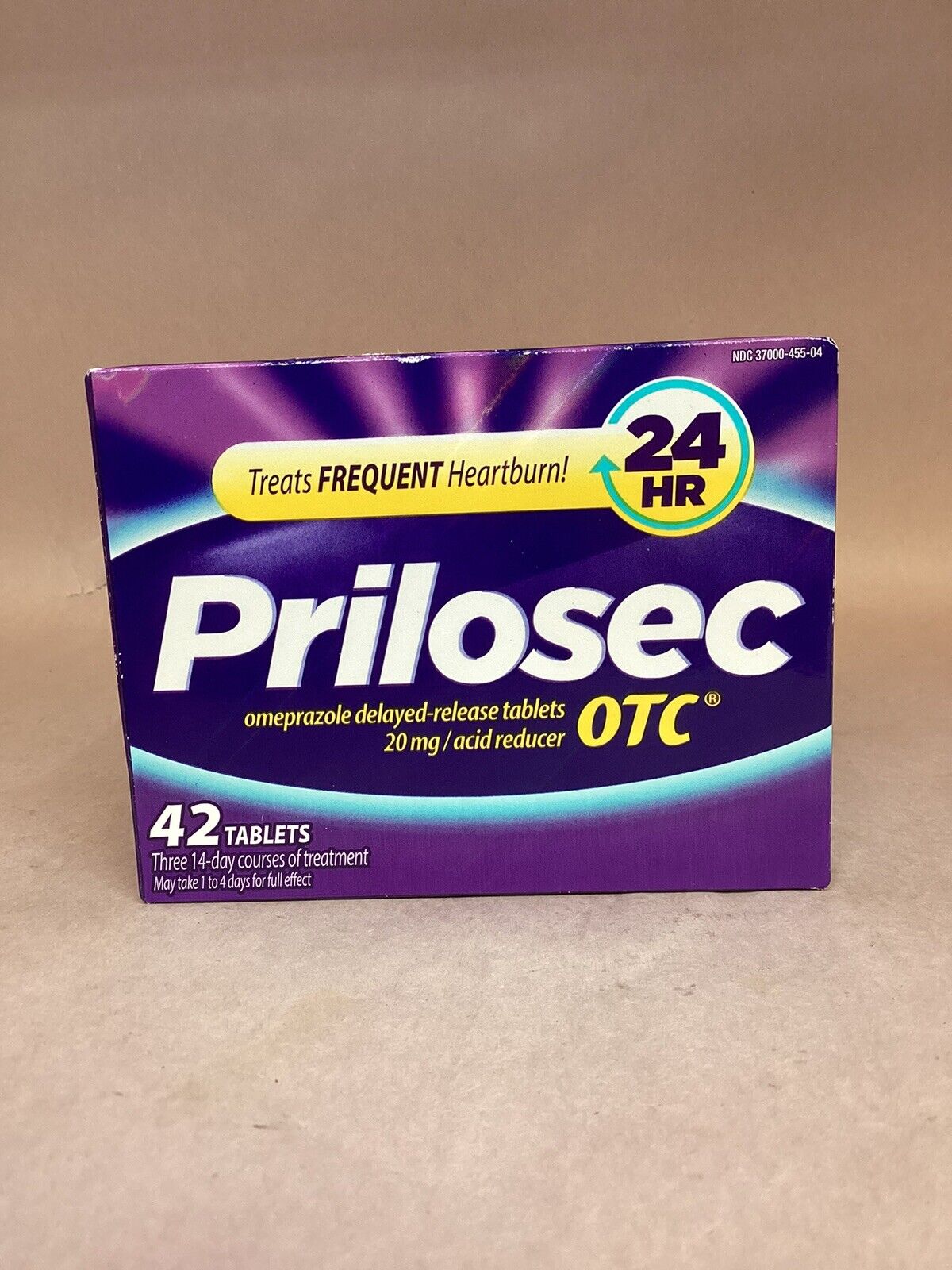 Prilosec OTC Frequent Heartburn Acid Reducer Tablets 42 Ct, Exp 01/2025+