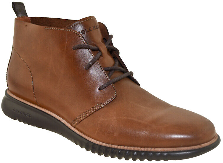 Cole Haan Men\'s 2.ZeroGrand Chukka Boot British Tan Leather Java Style C26944