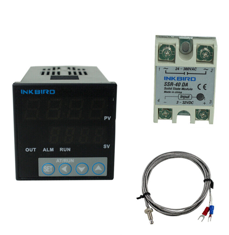 Inkbird ITC-106VH 110-240V PID Temperature Thermostat Controllers K 40DA SSR C/F