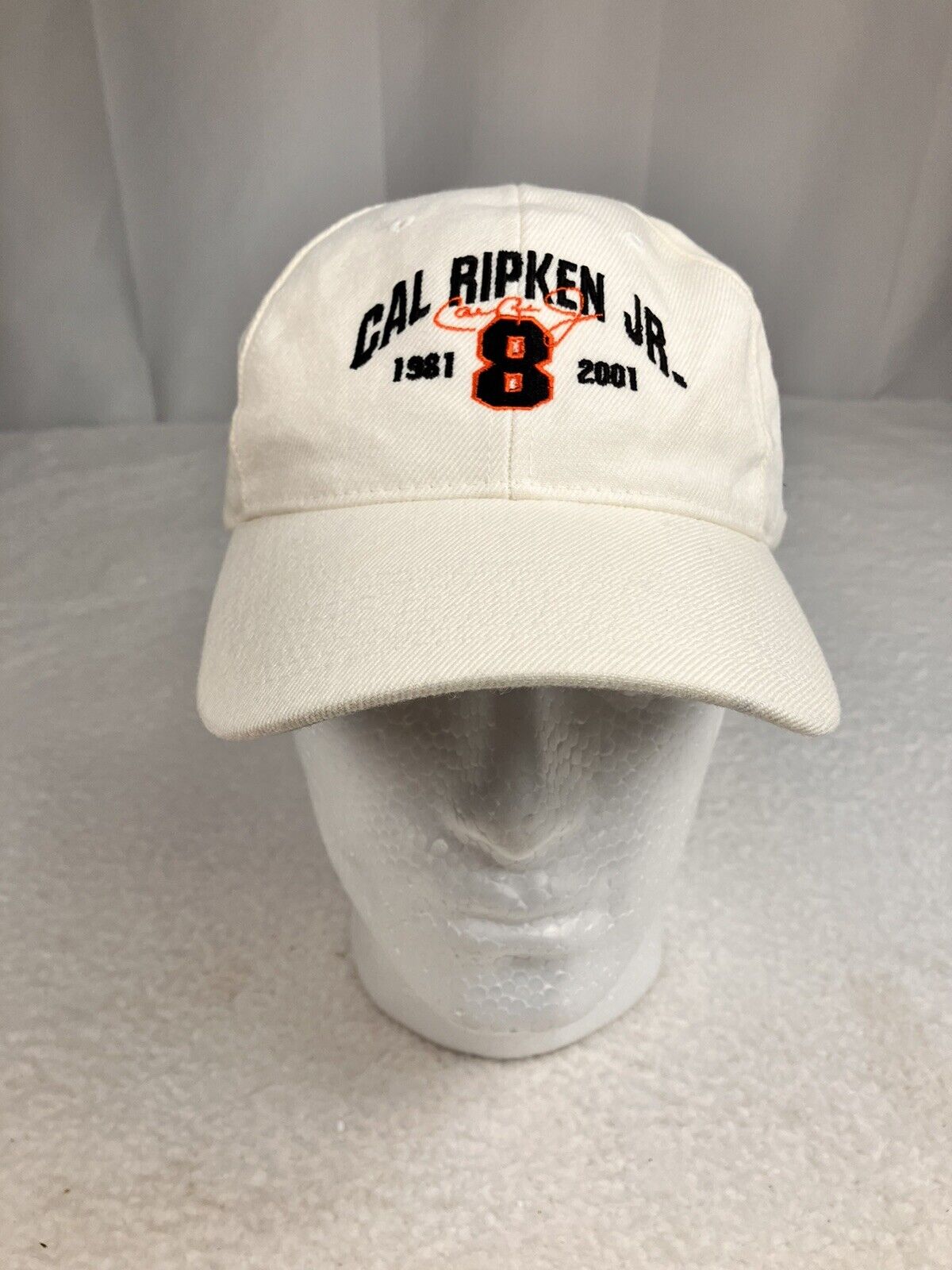 VINTAGE Cal Ripken Jr. 1981-2001 Retirement Hat, Baltimore Orioles, 