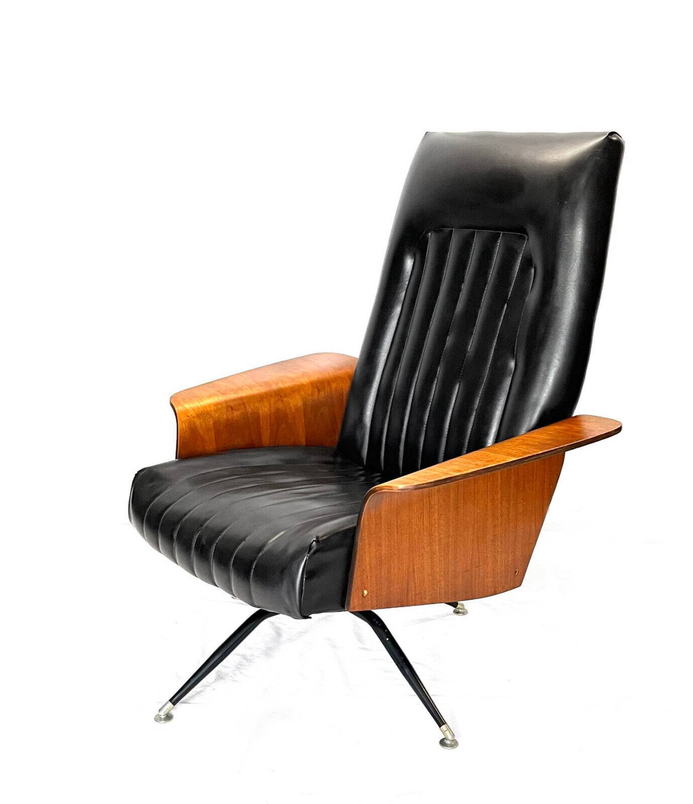 Vtg Mid Century Modern Kroehler Murphy Miller Lounge Chair   Mulhauser Plycraft