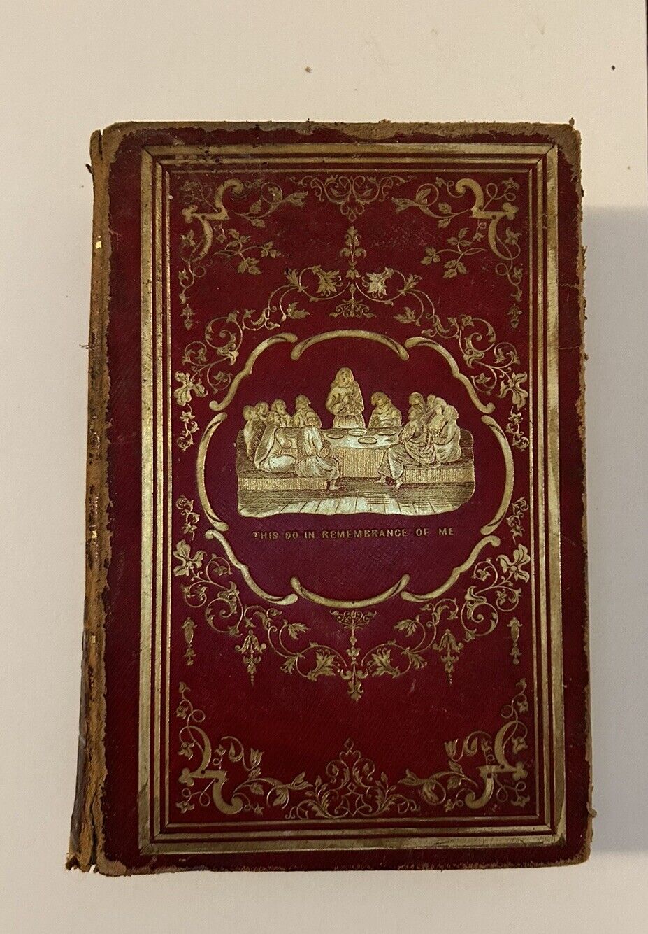 The Life of Jesus Christ Rev. Fleetwood 1855 Antique Book - Rare Print/Cover