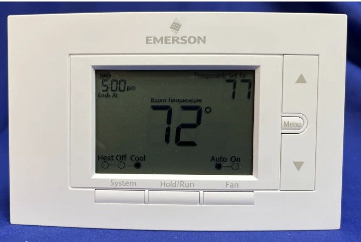 Emerson 1F85U-22NP, HVAC Mountable Thermostat Universal - PreOwned