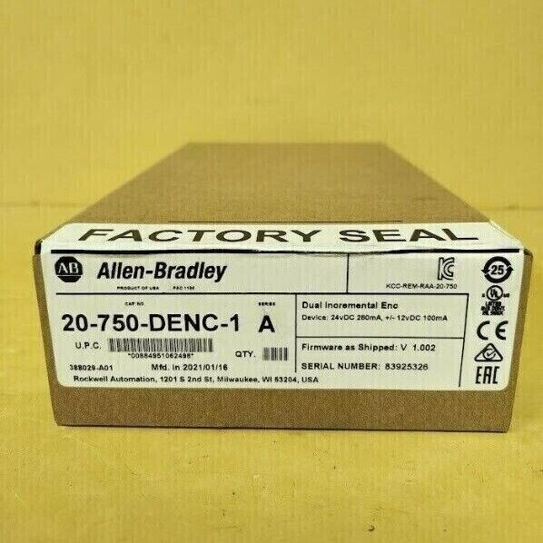 New Allen Bradley 20-750-DENC-1 /A PowerFlex 750 Dual Incremental Encoder Module
