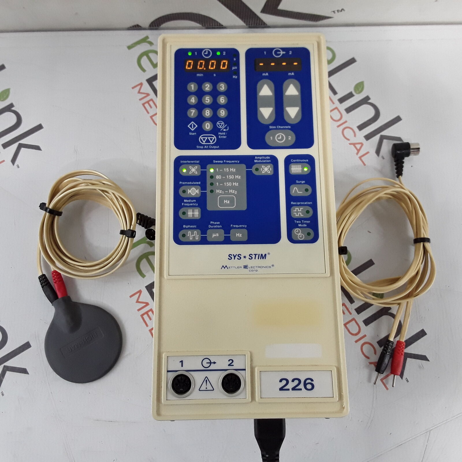 Mettler Electronics Sys Stim 226 Muscle Stimulator