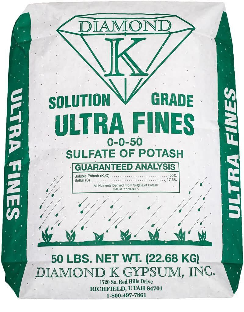 Sulfate of Potash SOP 0-0-50 Fertilizer lawns gardens deer food plots FAST SHIP
