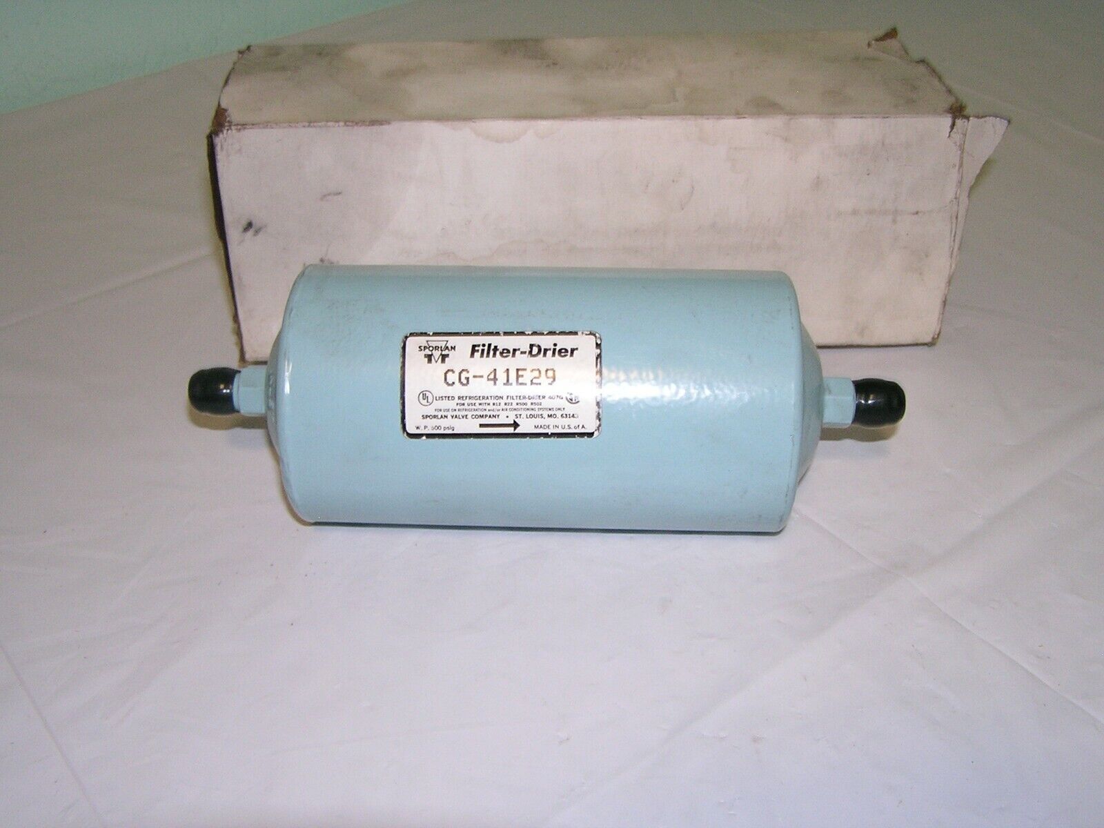 VINTAGE NEW OLD STOCK SPORLAN CATCH-ALL TYPE CG-41E29 FILTER DRIER