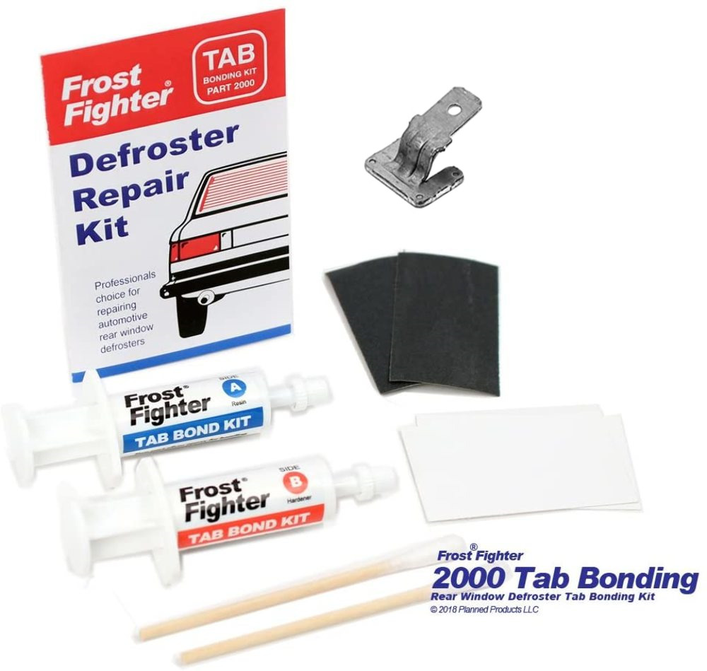 Frost Fighter / GM Rear Back Window Glass Defroster Tab Repair Kit w/Replacement