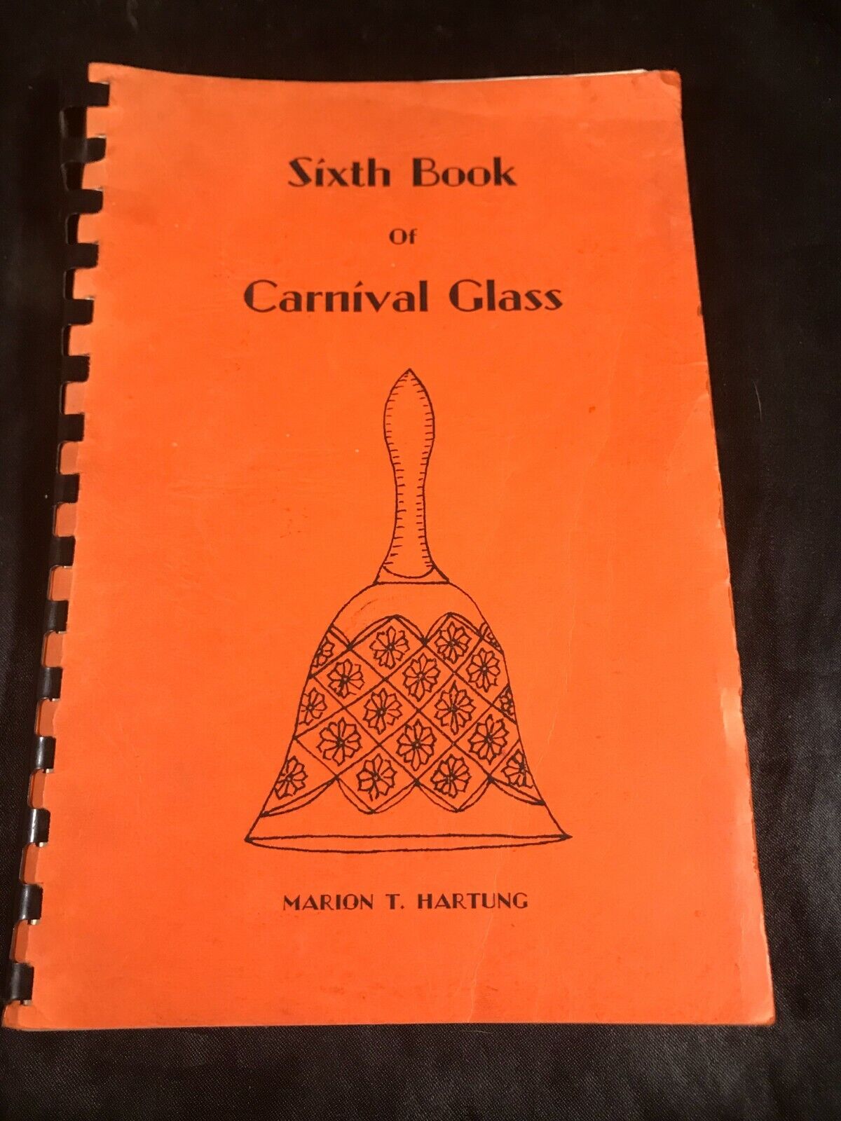 Vintage 1965 Sixth Book of Carnival Glass by Marion T. Hartung