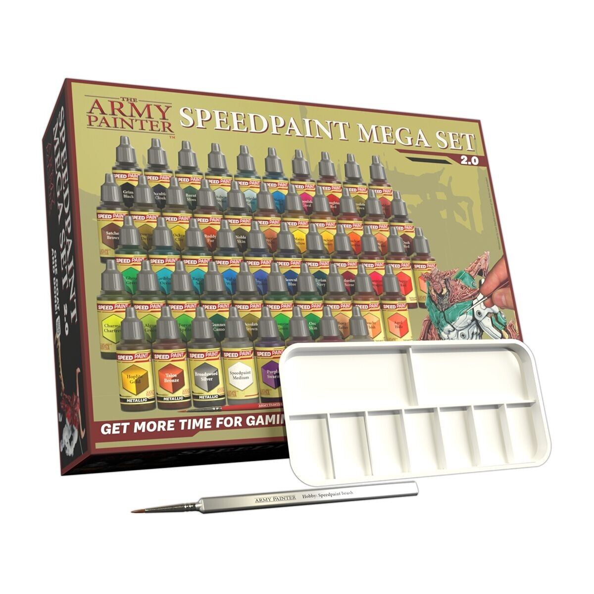 The Army Painter Speedpaint 2.0+ Mega Set Acrylic Paint Set - Miniature Painting