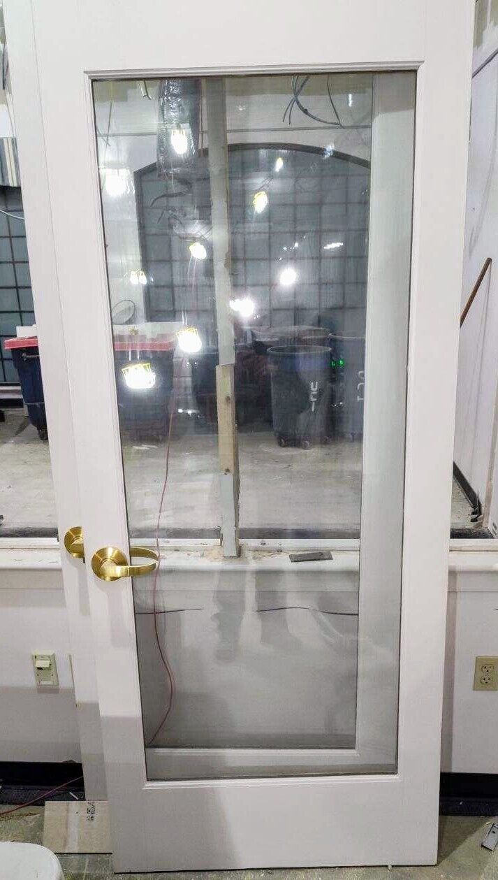 Solid Wood Glass Door