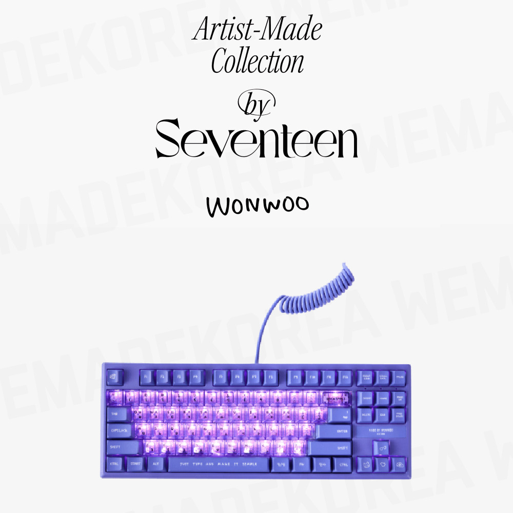 [ON HAND] Artist Made Collection by SEVENTEEN WONWOO Love Packed Keyboard