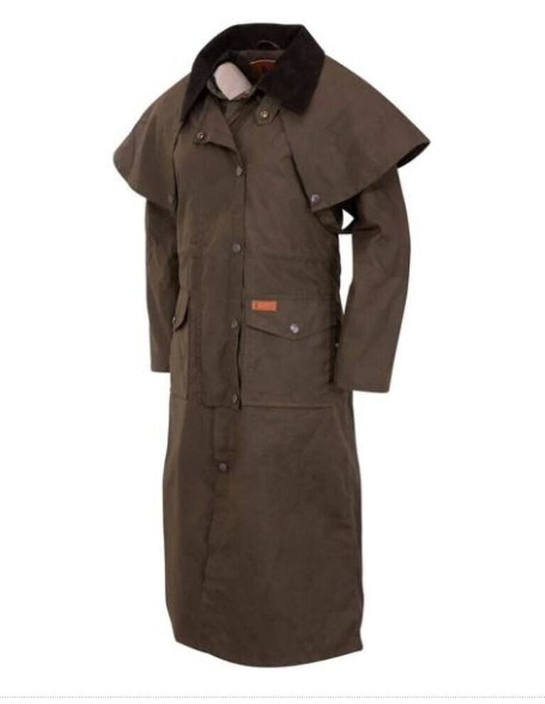 Outback Trading Co. Ladies Matilda Duster Waxed Cotton Slicker Bronze 2046-BNZ