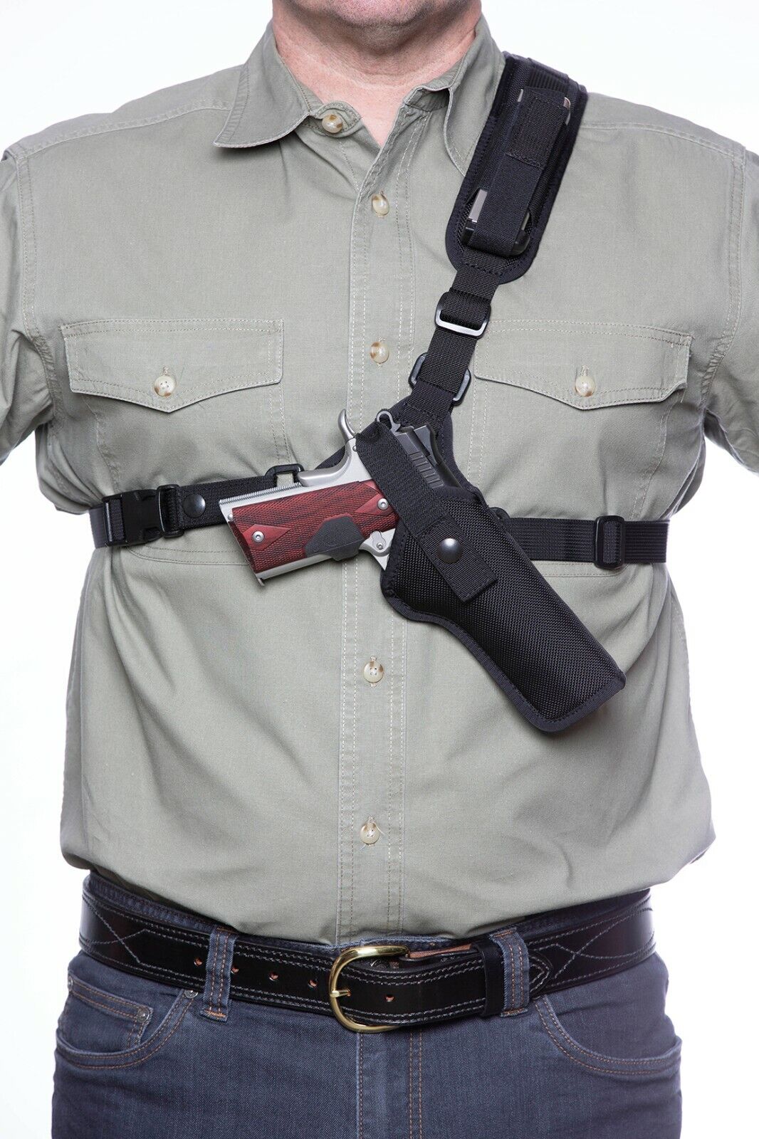The Denali™ Chest Holster - MADE IN THE USA - The ULTIMATE gun holster