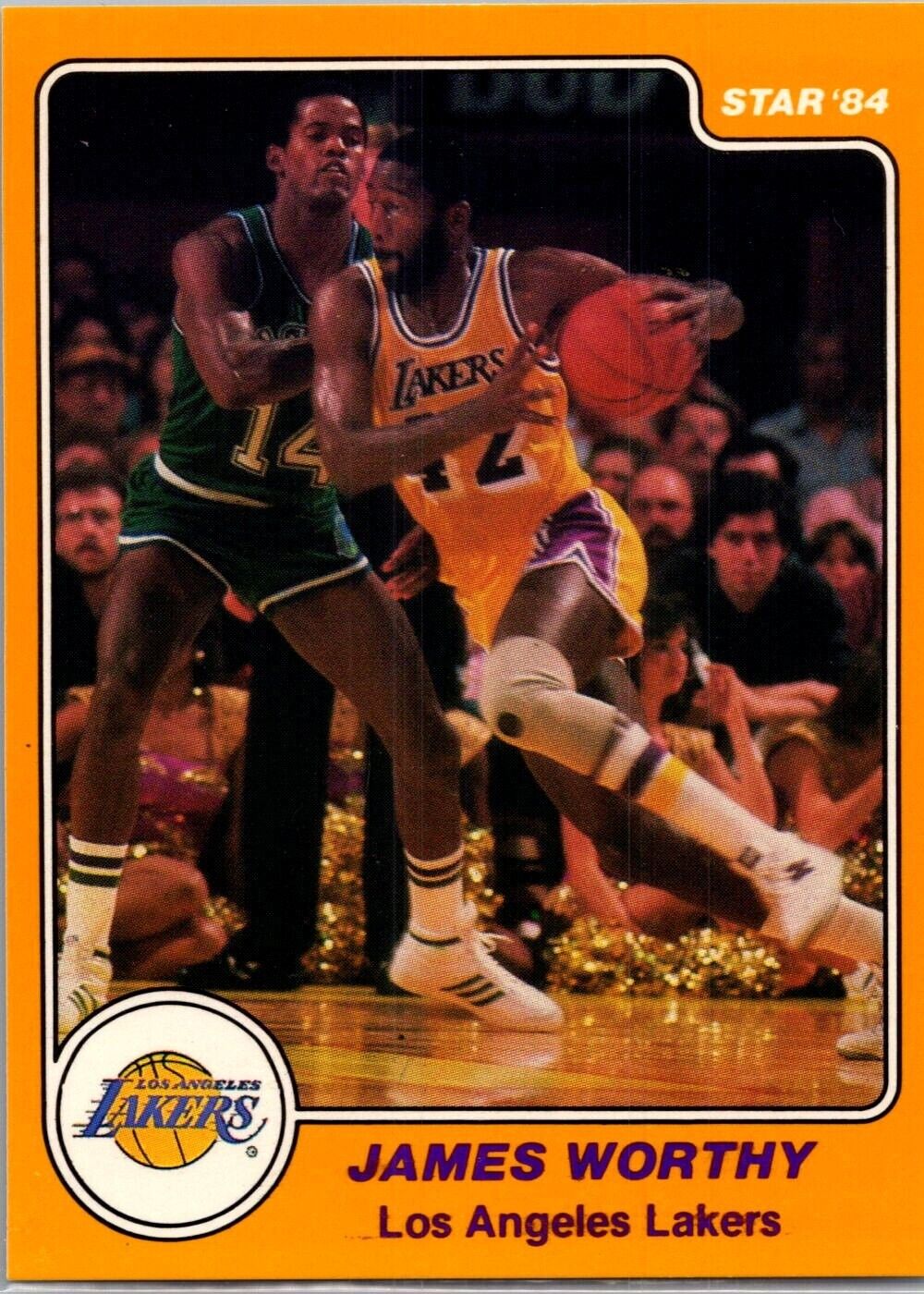 1983-84 Star Basketball #25 James Worthy Rookie NM or Better High Grade