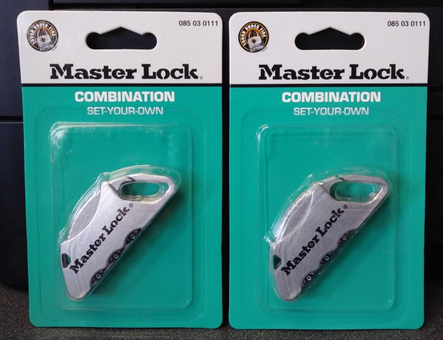 Master Lock 1556DTGT Combination Set-Your-Own Padlock (2 Packs)