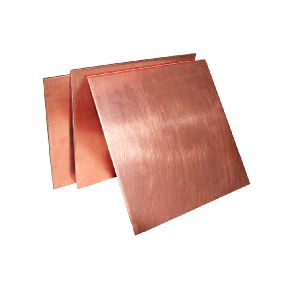 1pcs 99.9% Pure Copper Cu Metal Plate Copper Flat Stock Copper Sheet Select Size