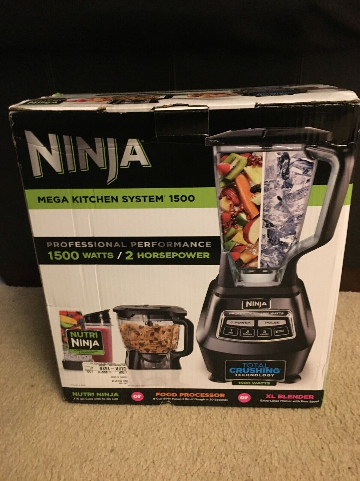 Ninja Mega Kitchen System 1500 BL770 Blender Processor Crushing Nutri Ninja -NEW