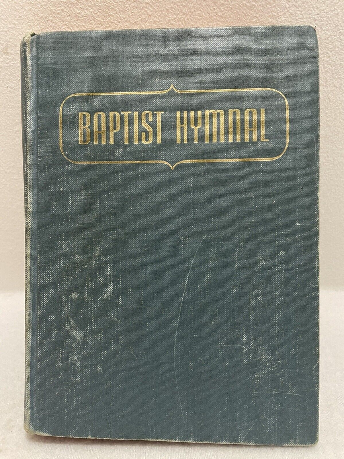 Vintage Baptist Hymnal 1956 Hardcover Convention Press Green Cover Songbook