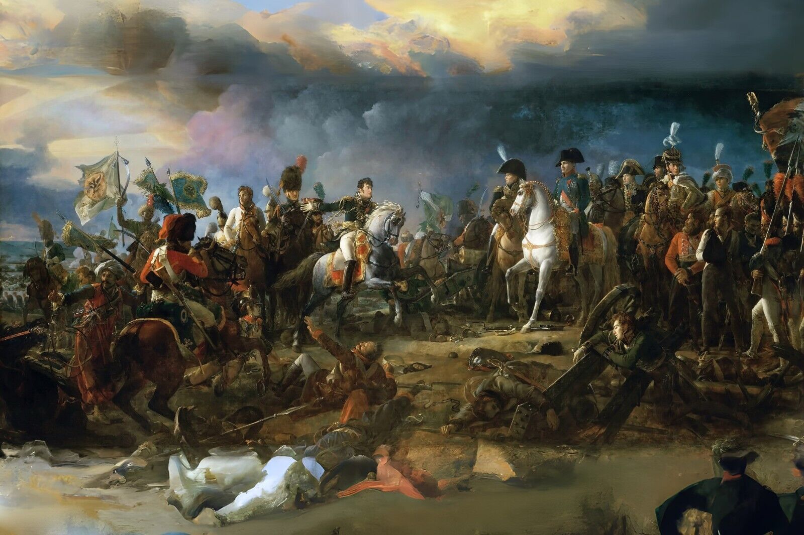 Poster, Many Sizes; Napoleon at the Battle of Austerlitz, by Francois Gerard 180