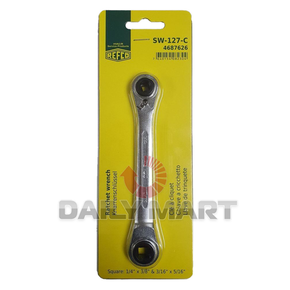 New In Box REFCO SW-127-C Air Conditioning Valve Ratchet Wrench