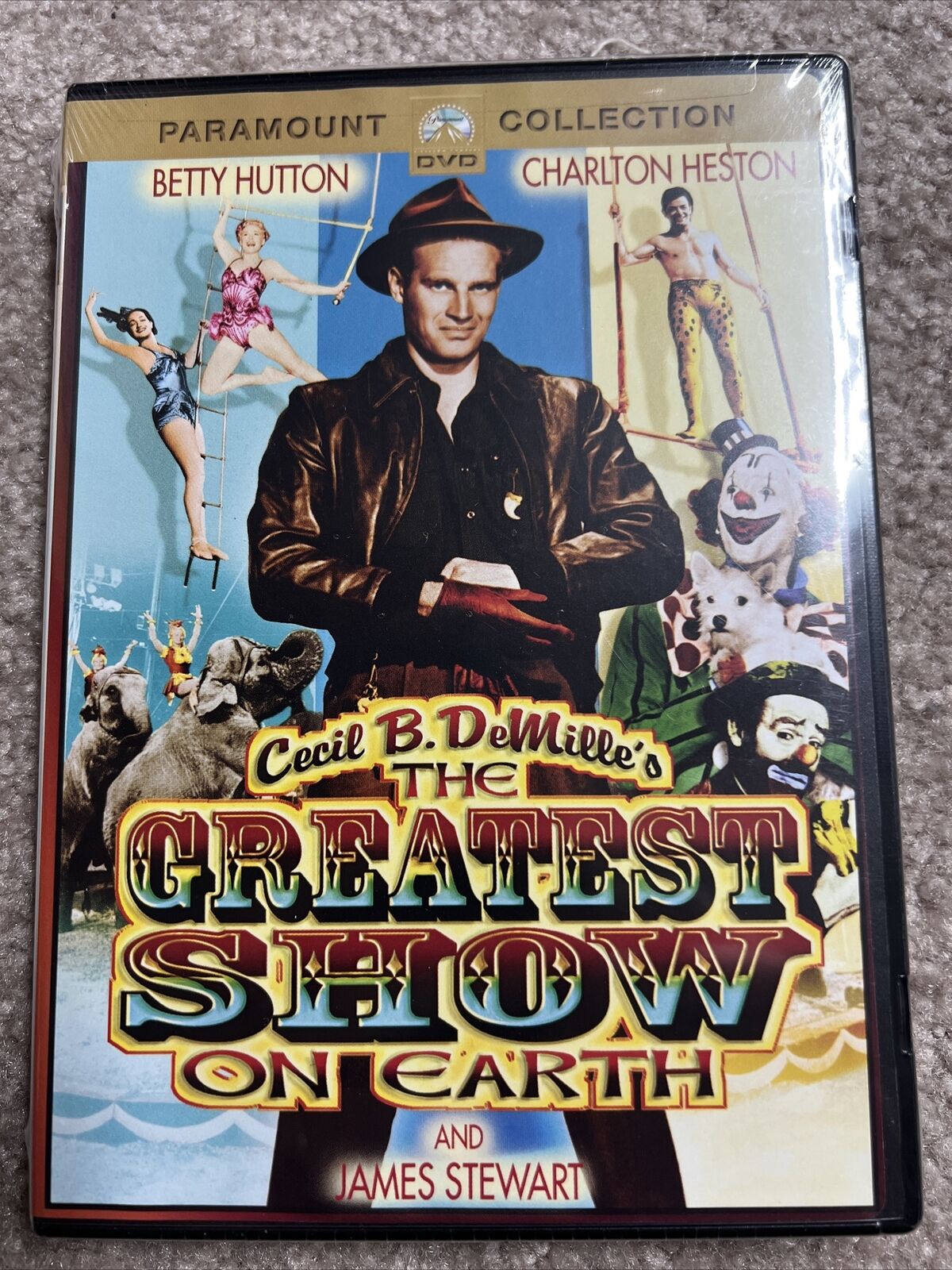 The Greatest Show on Earth DVD Charlton Heston, Betty Hutton. Brand New