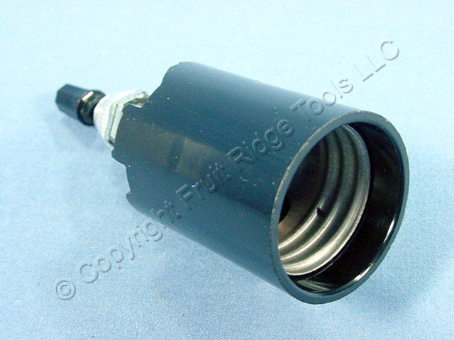 New Leviton Bottom Turn Knob Candle Light Socket Lamp Holder 660W 250V Bulk 4155